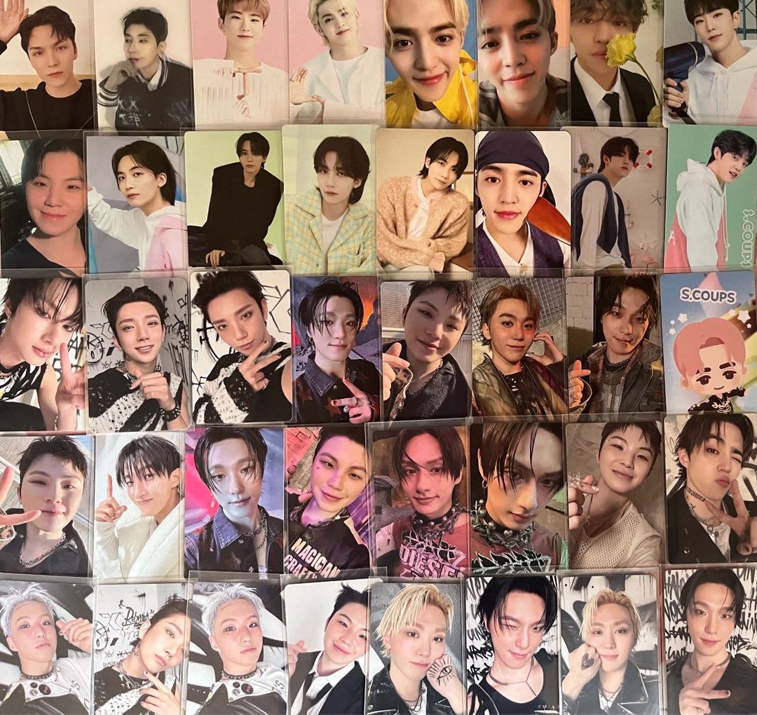 Seventeen Random PCs - 50 each (Category: K-Wave Merchandise) located in Cebu City. Submitted by riyaaaaa_ (Listing ID 1467000900, Image 1). Description: PHP 50 each PAYO, Onhand MOD : JNT Loc : Cebu X sensi , good condi can ship agad ~ DM to claim!.