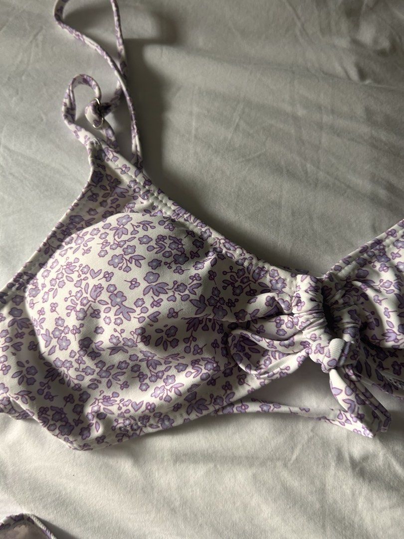 SHEIM purple floral bikini (Category: Bikinis & Swimsuits) located in Pasig City. Submitted by bili_nakayo (Listing ID 1467045068, Image 3). Description: Used but not abused No flaws at all Looks cute and fits petite best! Size small I have a blue version of this too Payment is through Gcash, maribank, or gotyme bank Payment before shipping. Buyer handles shipping fee. FROM PASIG.
