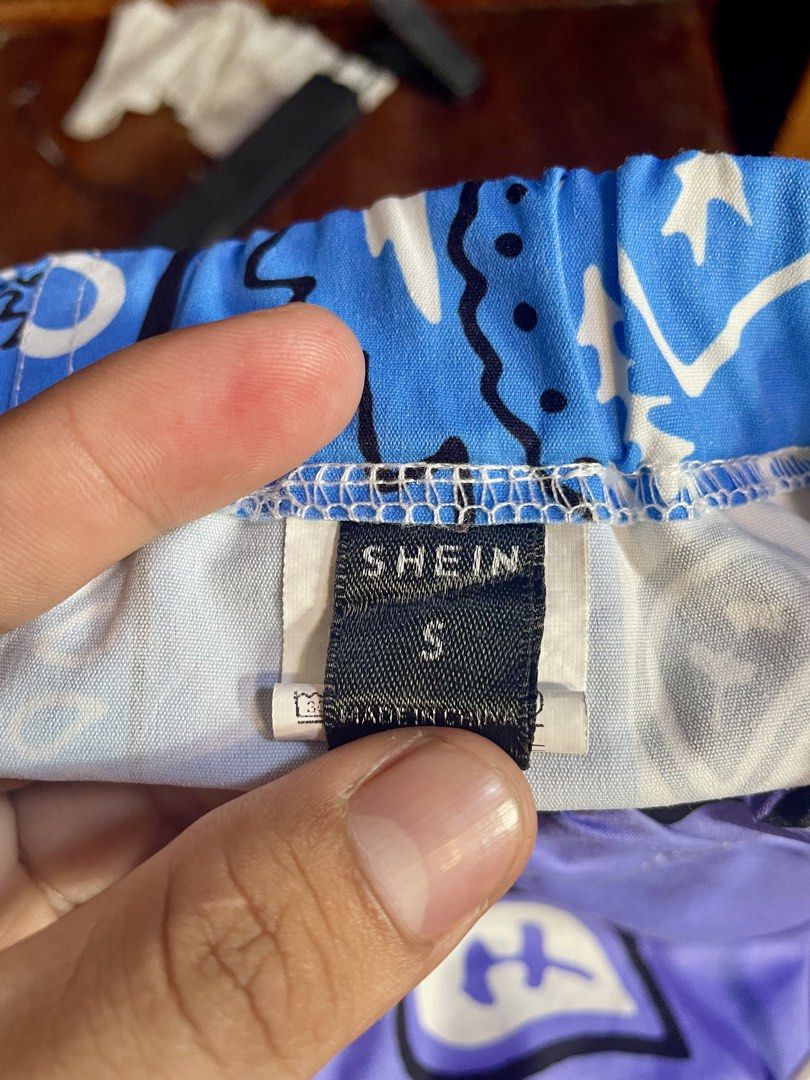 SHEIN (Category: Shorts) located in Davao. Submitted by the_rare_hustla (Listing ID 1466973987, Image 3). Description: SHIEN Issue None Need Wash Only Color rate 10/10 Width - 32-34 Length - 16 Size S on tag Dm If Interested!.