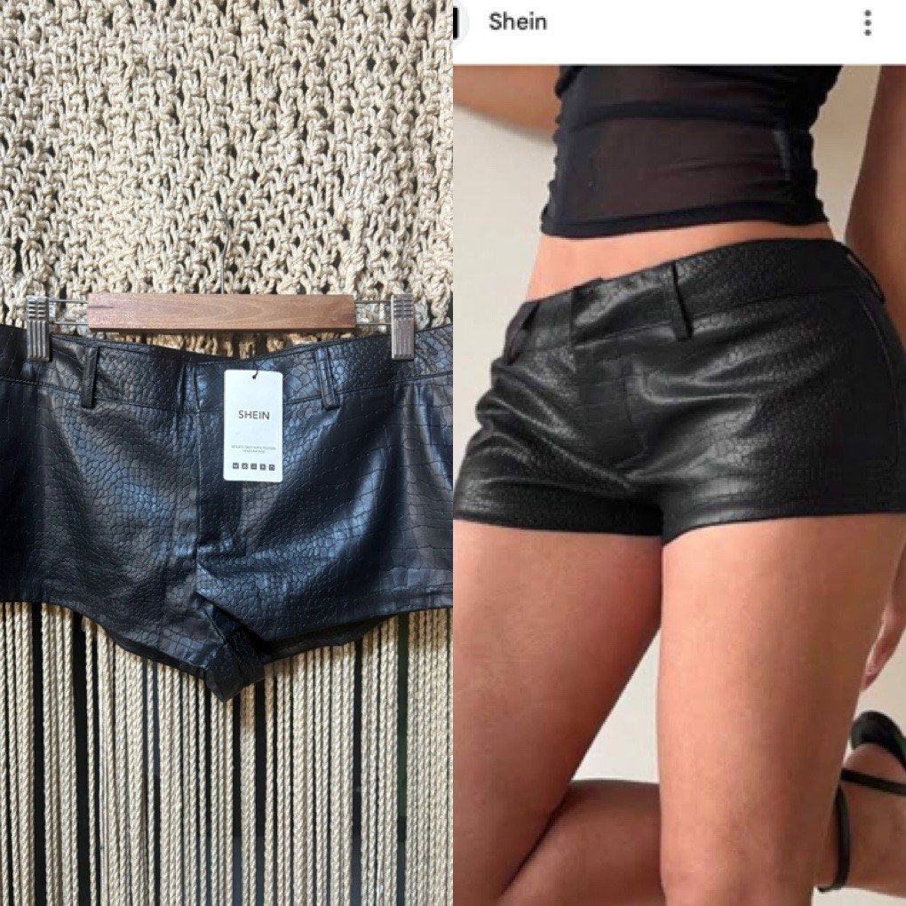 shein midwaist leather shorts (Category: Shorts) located in Cavite. Submitted by bambimay30 (Listing ID 1466972867, Image 1). Description: .