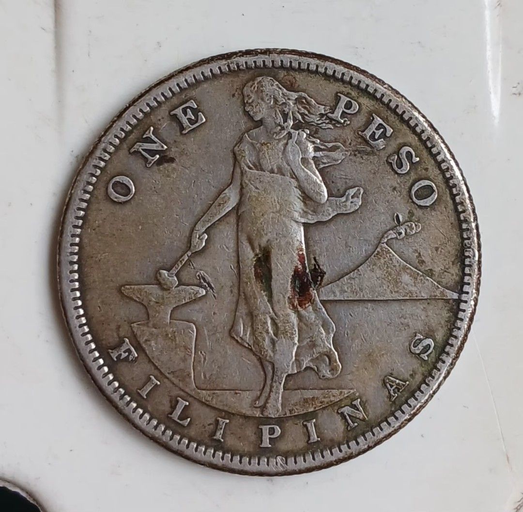 Silver coins 1 peso 1907S (Category: Currency) located in Lipa City. Submitted by MAGBABALOT7 (Listing ID 1467107356, Image 2). Description: silver coins.