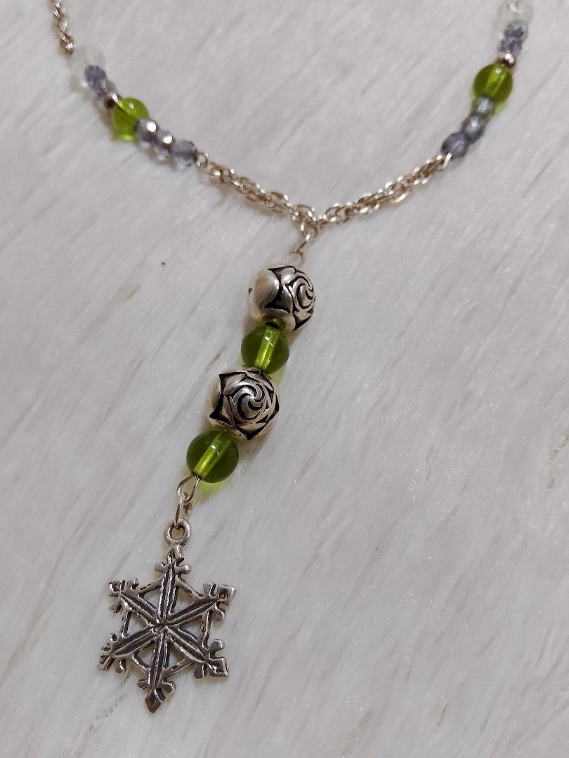Silver necklace (Category: Necklaces) located in Manila. Submitted by jym008 (Listing ID 1467087723, Image 1). Description: Silver handmade chain with natural stone even pendant silver 1300 free shipping loc: manila.