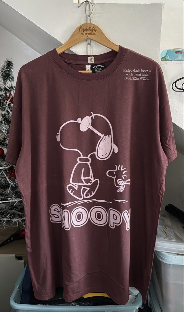 SNOOPY Shirt Dress (Category: Undergarments & Loungewear) located in Cavite. Submitted by handpickedshirts (Listing ID 1467061140, Image 1). Description: New, with hang tags Medium on tag Approx L32in W25in laid flat No backprint.