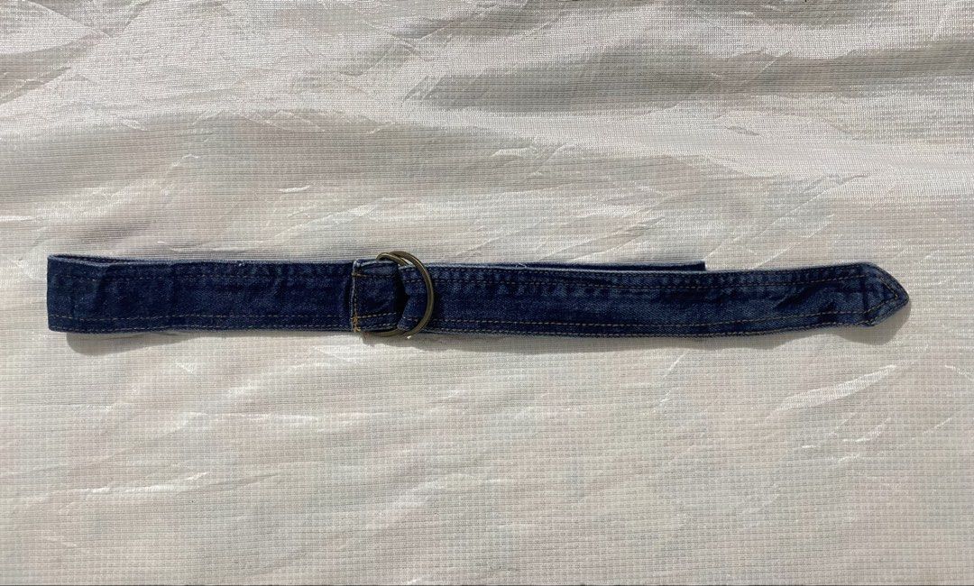 Sold as set belt (Category: Belts) located in Baguio. Submitted by sollunathrift13 (Listing ID 1466992321, Image 2). Description: -fits for all sizes -denim belt -fabric polka -fabric camou blue and cream.