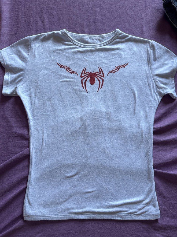 SPIDER MAN FITTED SHIRT (Category: Shirts) located in Cebu City. Submitted by resellingmycloths (Listing ID 1467009994, Image 1). Description: Used once .