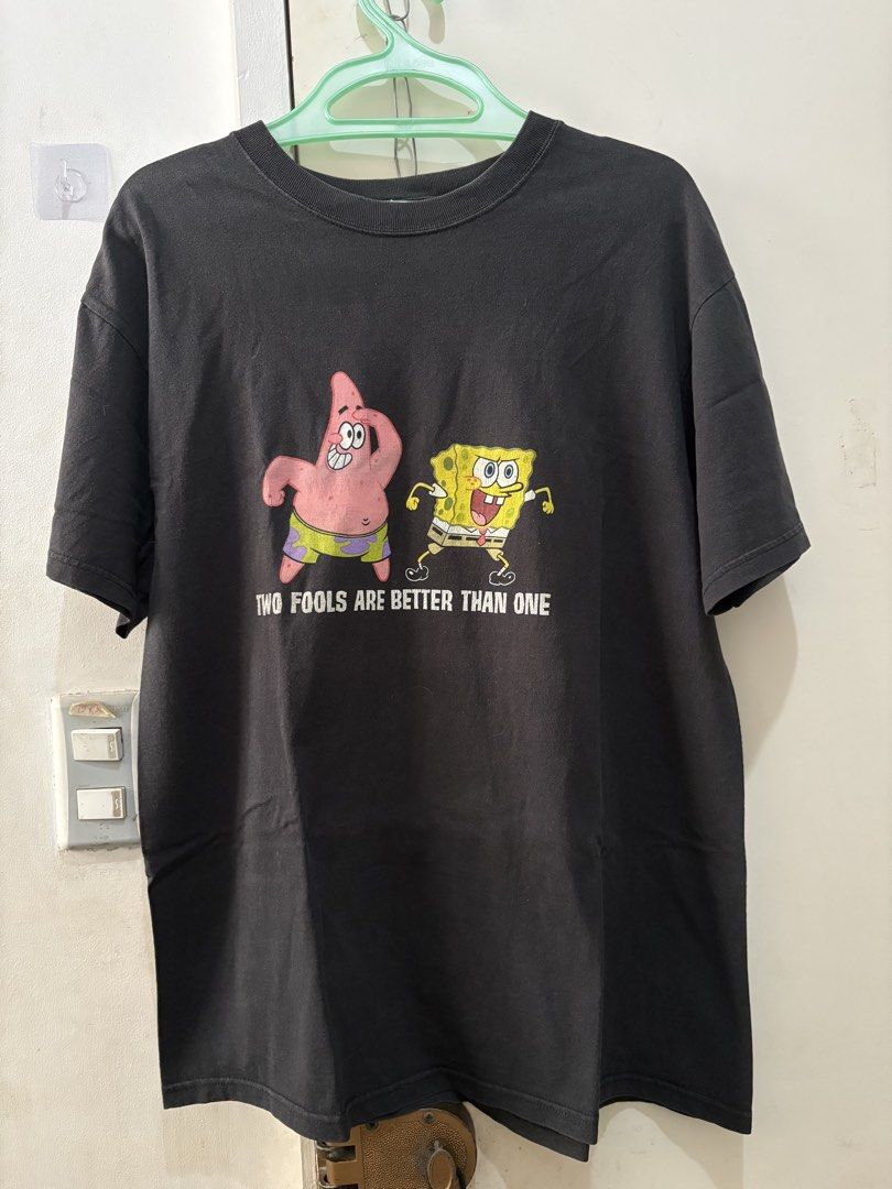 Spongebob Squarepants Patrick Star Graphic Tee Black (Category: Tshirts & Polo Shirts ) located in Manila. Submitted by dominicoab75406 (Listing ID 1467166699, Image 1). Description: Bundle of 2 .