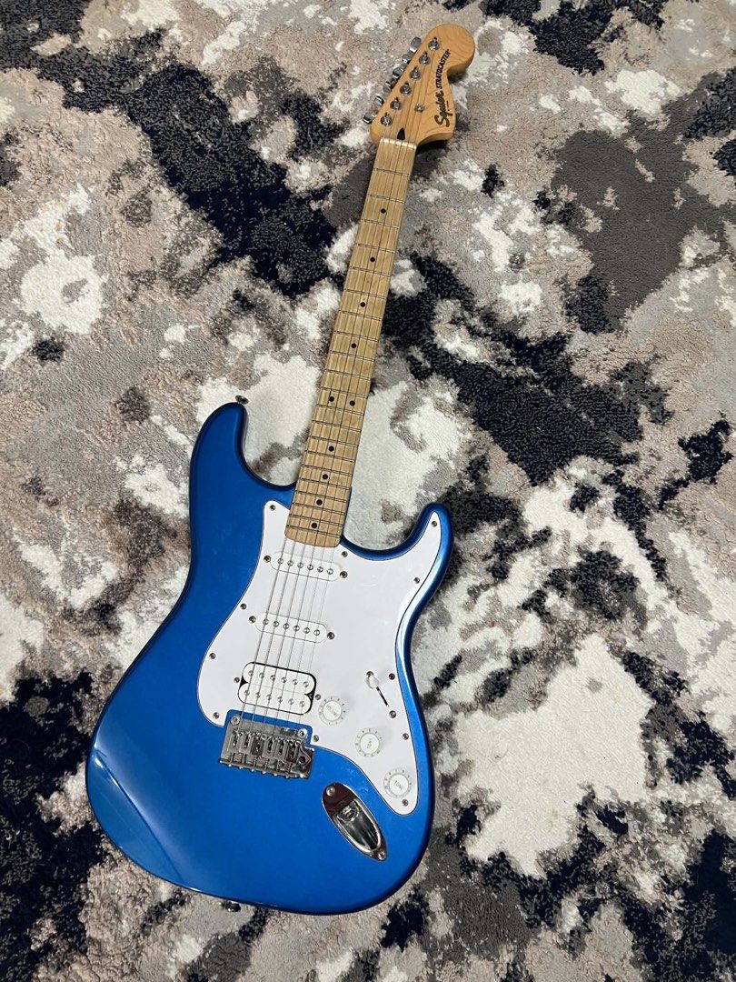 Squier By Fender Stratocaster (Category: Musical Instruments) located in Manila. Submitted by juliarmls (Listing ID 1467120100, Image 2). Description: • In really good condition. No issues • Negotiable.