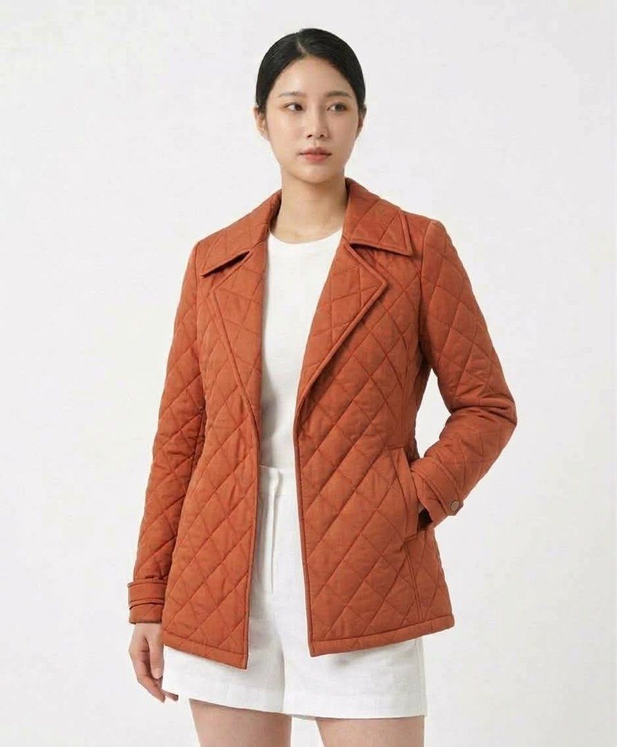 Steve Madden Quilted Orange Jacket Coat Size XS (Category: Coats, Jackets and Outerwear) located in Santa Rosa. Submitted by thrifty_bev (Listing ID 1467021238, Image 1). Description: Steve Madden Rust Orange Quilted Blazer Jacket - Size XS ₱250 Loc: Santa Rosa, Nueva Ecija MOD: Shapee Checkout MOP: Payment first via Maribank (No COD).