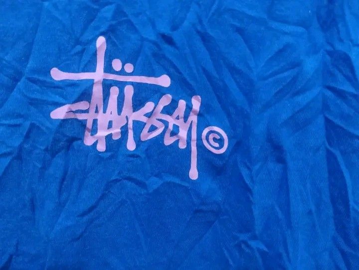 STUSSY (Category: Tshirts & Polo Shirts ) located in Taguig. Submitted by clothingselection (Listing ID 1467051887, Image 3). Description: PTPA STUSSY 22 X 30 VERYGOOD CONDITION NID WASH FRESH FROM BALE ISSUE MAY SUPER LIIT NA HAIRLINE SA BACK HND KITA SEE LAST PHOTO.