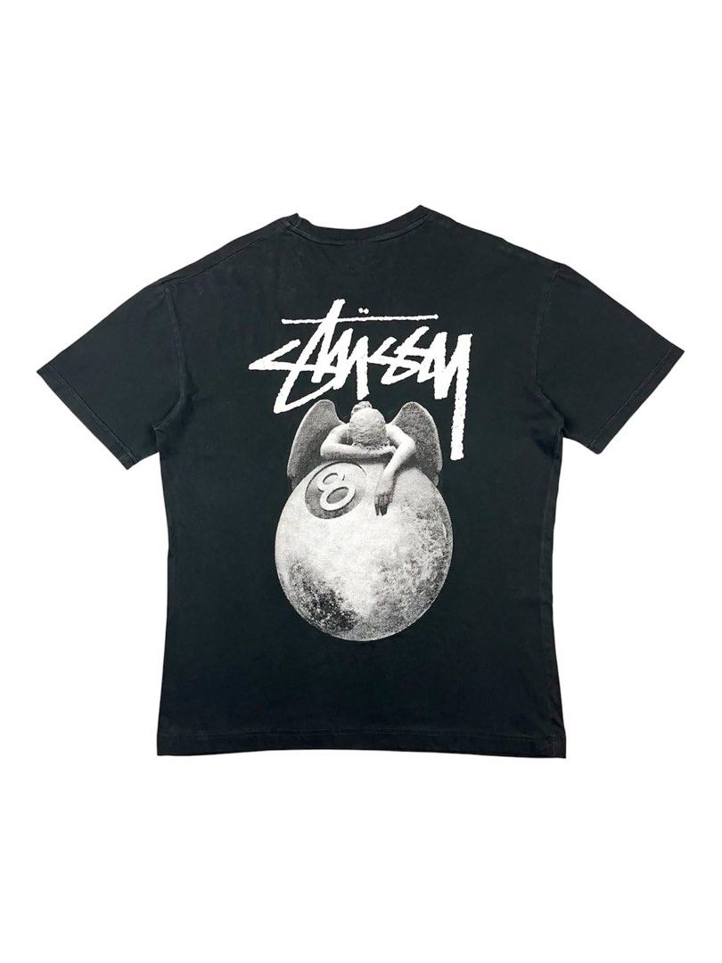 Stussy - Angel Tee (Category: Tshirts & Polo Shirts ) located in Puerto Princesa. Submitted by rrugsgallery (Listing ID 1467120450, Image 1). Description: Stussy - Angel Tee Tagged Size: Large Length: 28 Width: 20 Condition: Excellent Color rate: 9.5 Flaws: None .