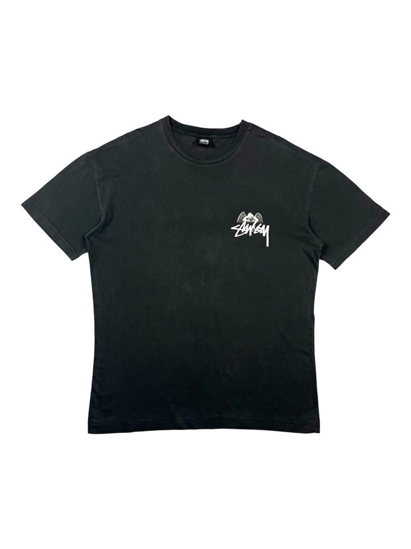 Stussy - Angel Tee (Category: Tshirts & Polo Shirts ) located in Puerto Princesa. Submitted by rrugsgallery (Listing ID 1467120450, Image 2). Description: Stussy - Angel Tee Tagged Size: Large Length: 28 Width: 20 Condition: Excellent Color rate: 9.5 Flaws: None .