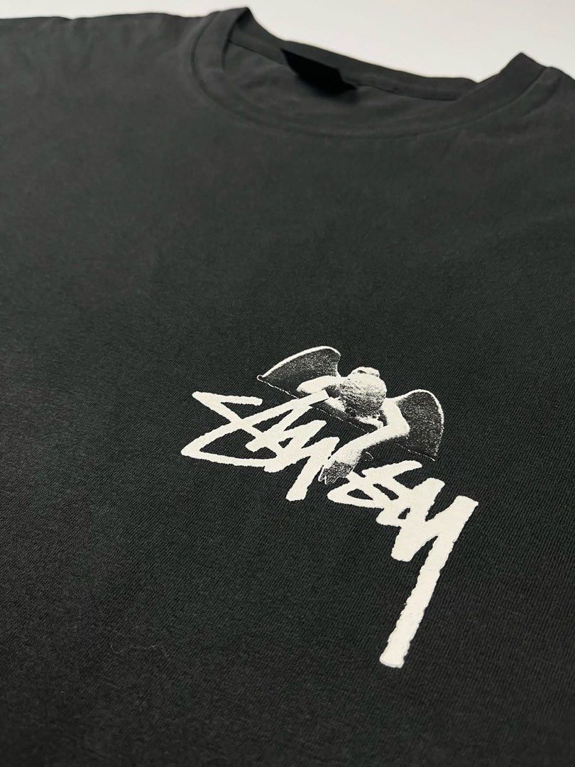 Stussy - Angel Tee (Category: Tshirts & Polo Shirts ) located in Puerto Princesa. Submitted by rrugsgallery (Listing ID 1467120450, Image 3). Description: Stussy - Angel Tee Tagged Size: Large Length: 28 Width: 20 Condition: Excellent Color rate: 9.5 Flaws: None .
