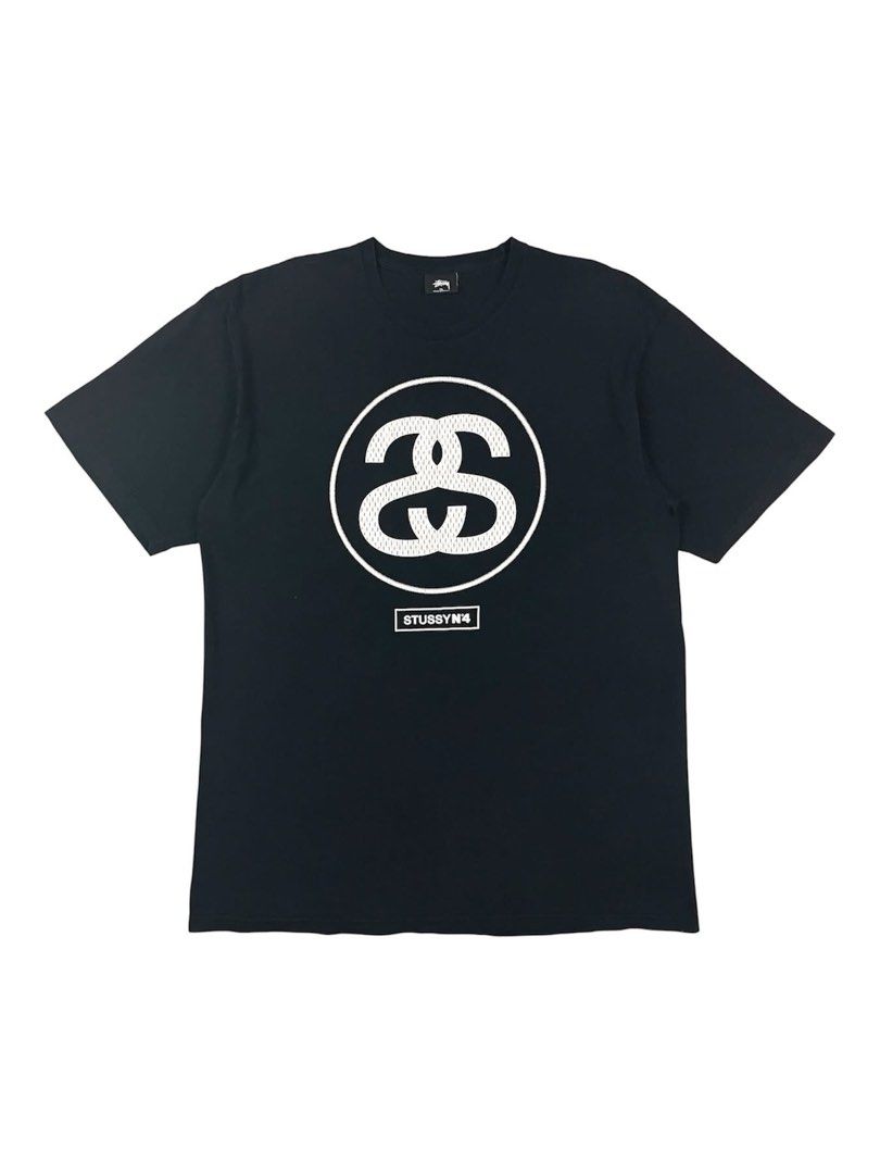 Stussy - N4 1980 Tee (Category: Tshirts & Polo Shirts ) located in Puerto Princesa. Submitted by rrugsgallery (Listing ID 1467105990, Image 1). Description: Stussy - N4 1980 Tee Tagged Size: XL Length: 33 Width: 23.5 Condition: Very good Color rate: 9 Flaws: Cracks & Signs of usage.