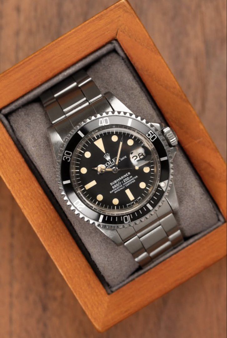 Submariner Vintage (Category: Luxury Watches) located in Manila. Submitted by ericaagne.thewatchreserve (Listing ID 1467007670, Image 1). Description: ROLEX SUBMARINER DATE 40 Year: 1978 Reference: 1680 Inclusions: Third party authentication, TWR watch pouch Price: ₱908,000.