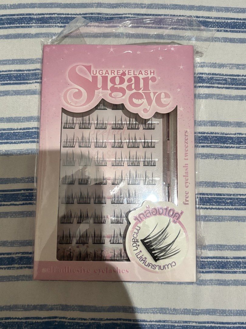 Sugareye False Lash Clusters (Category: Makeup) located in Bacolod City. Submitted by fffurour (Listing ID 1467036031, Image 1). Description: ✴︎ #01 lily ✴︎ exclusively bought in eve&boy 🇹🇭 ✴︎ unboxed ✴︎ comes with tweezers .