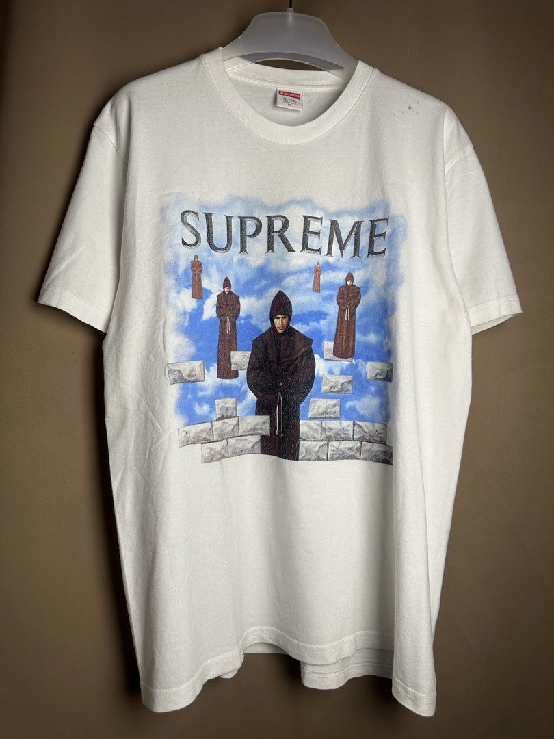 Supreme Levitation Tee (Category: Tshirts & Polo Shirts ) located in Marikina City. Submitted by swiftsian (Listing ID 1467102233, Image 1). Description: Supreme Levitation Tee (White) - Size: Medium - Issue: Hairlines & Crack Print - Manage your expectations. Some issues may not be seen or indicated. - Color may vary due to lighting Shipping: Lalamove/J&T .