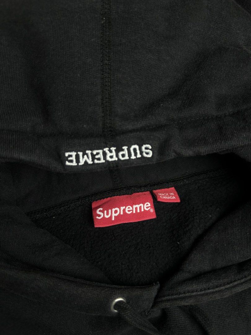 Supreme S Logo Hoodie (Category: Hoodies) located in Marikina City. Submitted by swiftsian (Listing ID 1467101873, Image 3). Description: Authentic Supreme S Logo Hoodie (Black) - Size: Medium - Issue: None - Color may vary due to lighting Shipping: Lalamove/J&T .