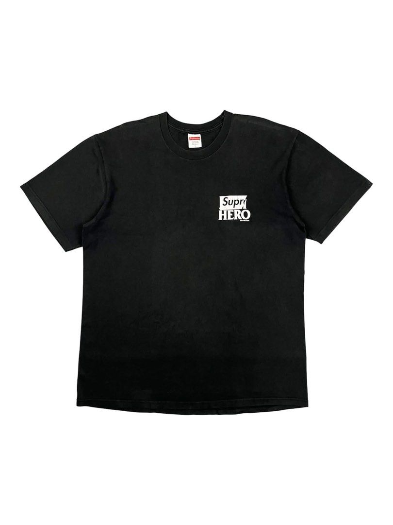 Supreme x Antihero - Dog Tee (Category: Tshirts & Polo Shirts ) located in Puerto Princesa. Submitted by rrugsgallery (Listing ID 1467119418, Image 2). Description: Supreme x Antihero - Dog Tee Tagged Size: Large Length: 29 Width: 22 Condition: Very good Color rate: 9.5 Flaws: Cracks.