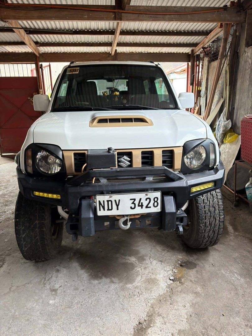 Suzuki Jimny (M) (Category: Used Cars) located in Catbalogan. Submitted by alexissolayao (Listing ID 1466997766, Image 3). Description: Suzuki Jimny MT 2016 Details: ✅27,000+ kms (original, low mileage) ✅Lifted, with offroad upgrades already installed ✅High ground clearance — good for rough roads and flood-prone areas ✅Well-maintained, ready to drive ✅Updated Registration Message me for more photos, details, and viewing schedule. Cebu City..