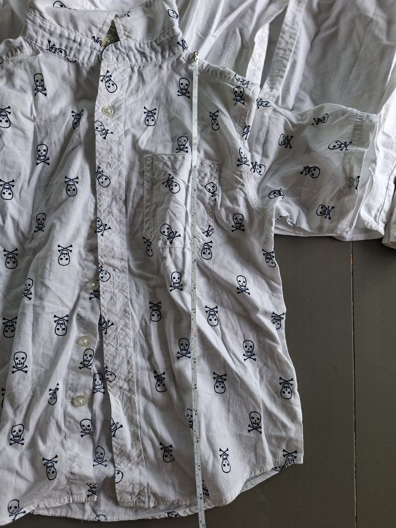 TAKE ALL - COLLARED WHITE TOPS ASSORTED BOYS KIDS (Category: Babies & Kids Fashion) located in Abucay. Submitted by petiteprettyboutiquev2 (Listing ID 1466979191, Image 3). Description: neeed waashhh✨️ + SF(J&T).