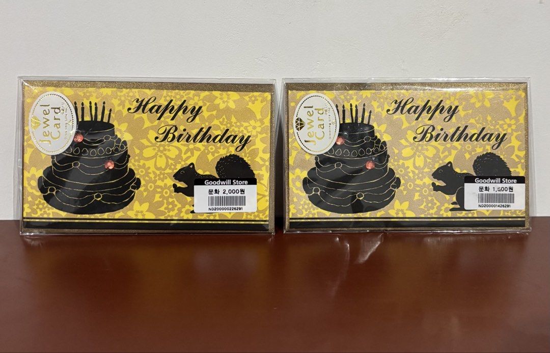[TAKE BOTH] Birthday Cards — Set 3 (Category: Craft Supplies & Tools) located in Cavite. Submitted by nanangonlineshop (Listing ID 1467151039, Image 1). Description: 📌 Birthday Cards — Set 3 🏷️ P50 (take both) ⚠️ POLICY: ❌ NO COD ✅ AS IS, WHERE IS ✅ FIRST PAY BASIS ✅ MINE NOW, PAY NOW ✅ 3-DAYS HOLD ONLY. UNPAID RESERVATIONS ARE VOIDED. 📍 Location: Cavite 👉 WE SHIP NATIONWIDE (LUZON, VISAYAS & MINDANAO) ✅ MOP: Bank Transfer (BPI) & GCash ✅ Shi