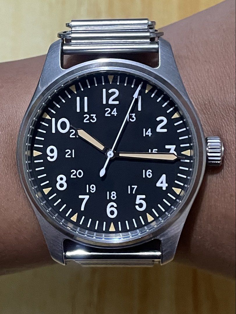 Tandorio Automatic (Category: Men's Watches) located in Taguig. Submitted by tester1x (Listing ID 1467054368, Image 1). Description: Tandorio Automatic Sapphire Crystal All Stainless Steel Black Dial 39mm Replacement Bracelet.
