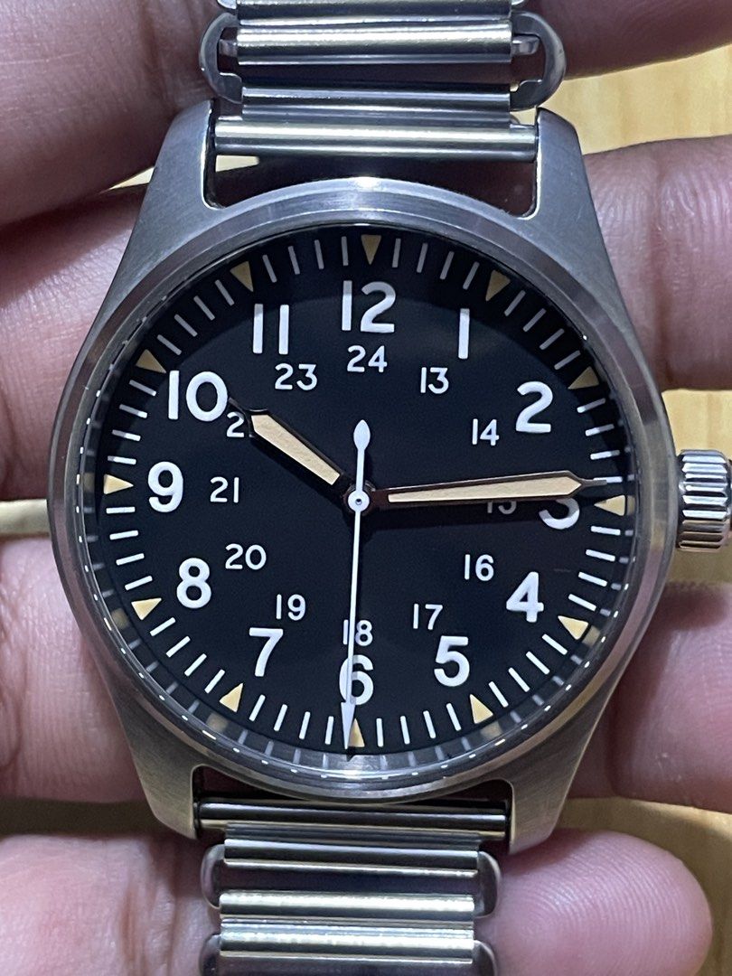 Tandorio Automatic (Category: Men's Watches) located in Taguig. Submitted by tester1x (Listing ID 1467054368, Image 3). Description: Tandorio Automatic Sapphire Crystal All Stainless Steel Black Dial 39mm Replacement Bracelet.