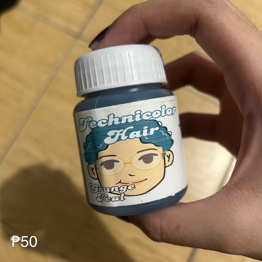 technicolor grunge teal hair dye (Category: Hair) located in Manila. Submitted by sophialeigh (Listing ID 1467163582, Image 1). Description: - unused - semi-permanent - 65 ml.