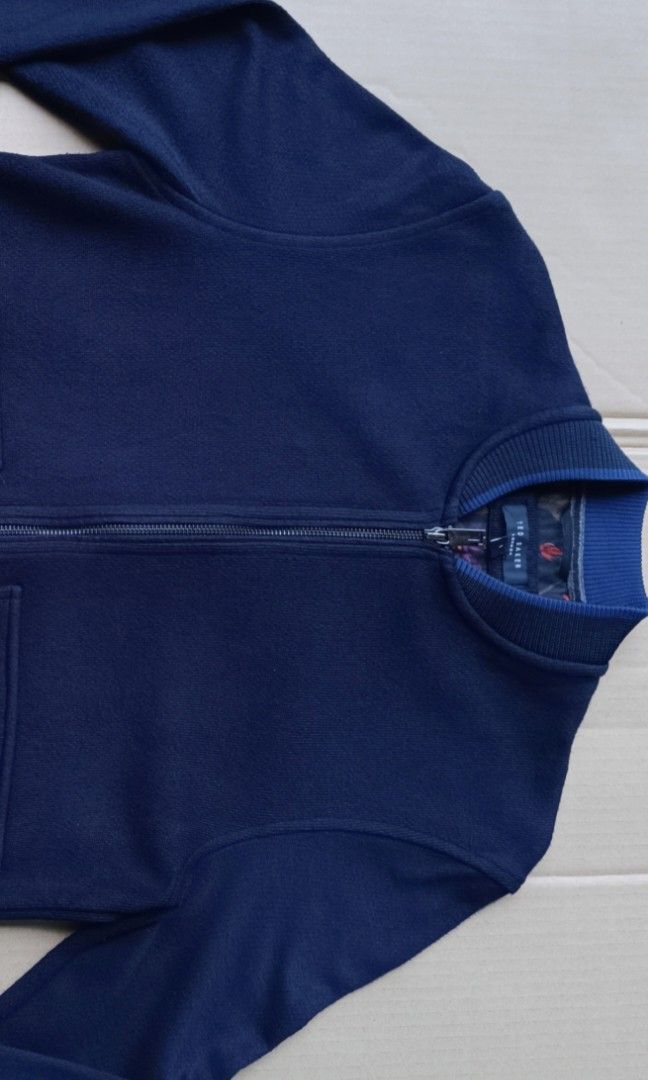 Ted Baker Mens Navy Blue Double Front Pocket Bomber Jacket (Category: Coats, Jackets and Outerwear) located in Bacoor. Submitted by nineties_kid (Listing ID 1467055652, Image 3). Description: Ted Baker Mens Navy Blue Double Front Pocket Bomber Jacket Size: Extra Small (fits small also) Shoulder width: 17 inches Sleeve length: 25 inches Jacket width: 19 inches (Armpit-armpit) Jacket length: 26.5 inches _________________________ -Modes Of Delivery: