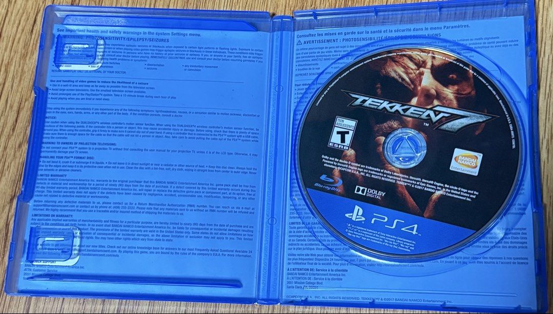Tekken 7 - PS4 (Category: PlayStation) located in Cavite. Submitted by dpbrnl (Listing ID 1467105812, Image 3). Description: Location: Quezon City.