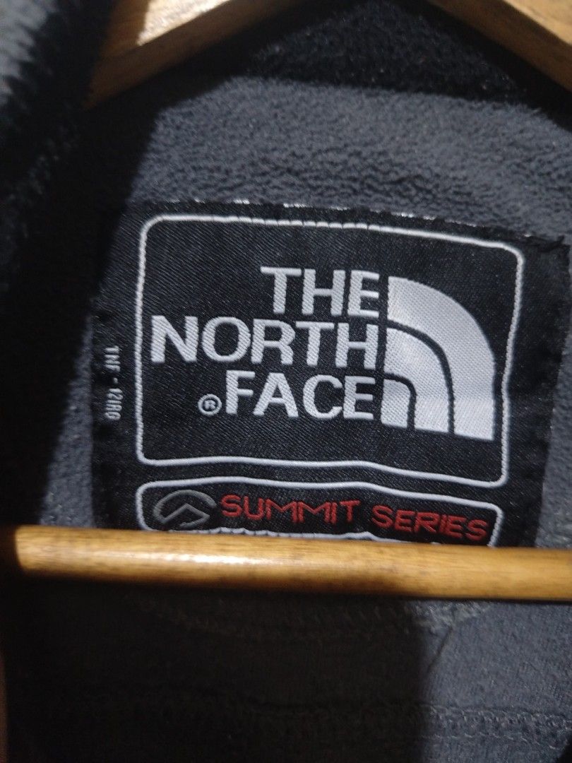 The North Face Summit Series Fleece Jacket (Category: Coats, Jackets and Outerwear) located in Rizal. Submitted by gmpastoffi75031 (Listing ID 1467029508, Image 3). Description: - Brand: The North Face (Summit Series) - dimes 22.5x28 - Color: Dark grey - Material: Soft, warm fleece for cool weather - Features: Full zip closure, high collar, embroidered chest logo - Fit: Regular fit with standard length sleeves - Condition: Excellent, well-maintai
