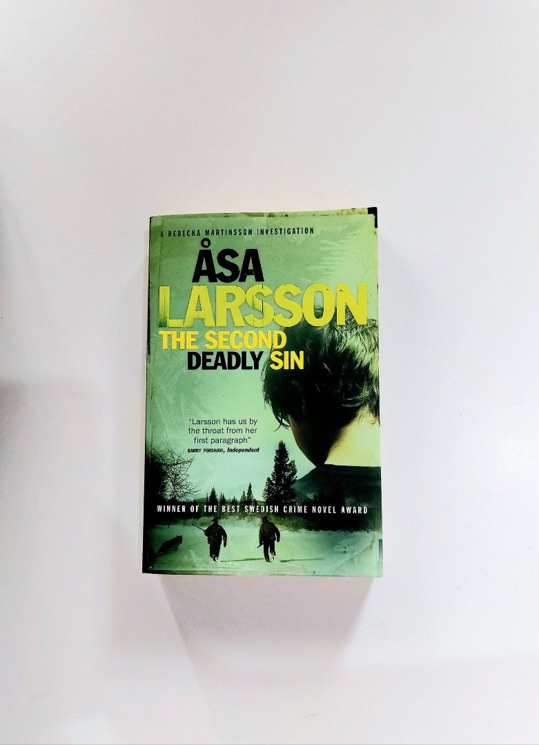 The Second Deadly Sin by Åsa Larsson (Category: Storybooks) located in Tanauan. Submitted by solanathriftph (Listing ID 1467079512, Image 1). Description: 📚 major bookshelf clean out / clearance sale ~ — RFS: decluttering my bookshelves and switching to digital books — MOP: Gcash | fast shipping *feel free to send a message if you wish to negotiate the price :).