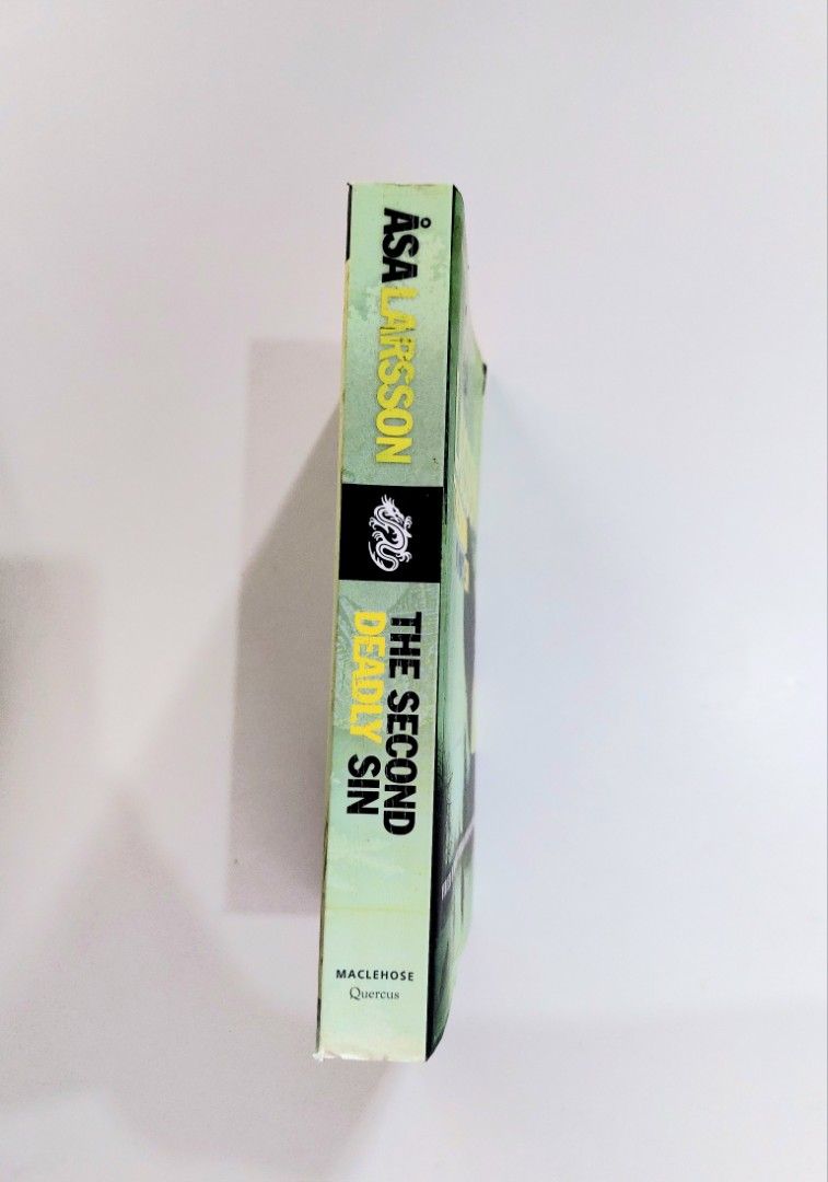 The Second Deadly Sin by Åsa Larsson (Category: Storybooks) located in Tanauan. Submitted by solanathriftph (Listing ID 1467079512, Image 3). Description: 📚 major bookshelf clean out / clearance sale ~ — RFS: decluttering my bookshelves and switching to digital books — MOP: Gcash | fast shipping *feel free to send a message if you wish to negotiate the price :).