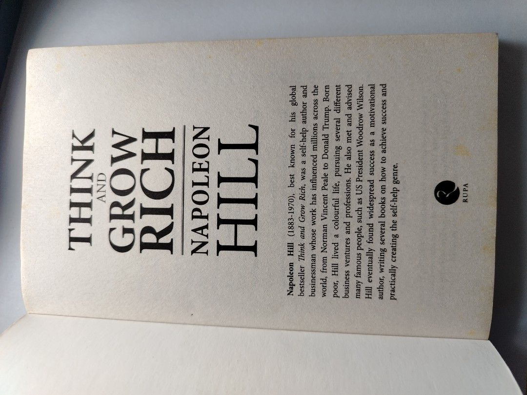 Think And Grow Rich (Category: Storybooks) located in Manila. Submitted by young.username77 (Listing ID 1467045762, Image 3). Description: This Book Have Changed My Life It Is Very Important To Learn This And I RECOMMEND THIS BOOK.
