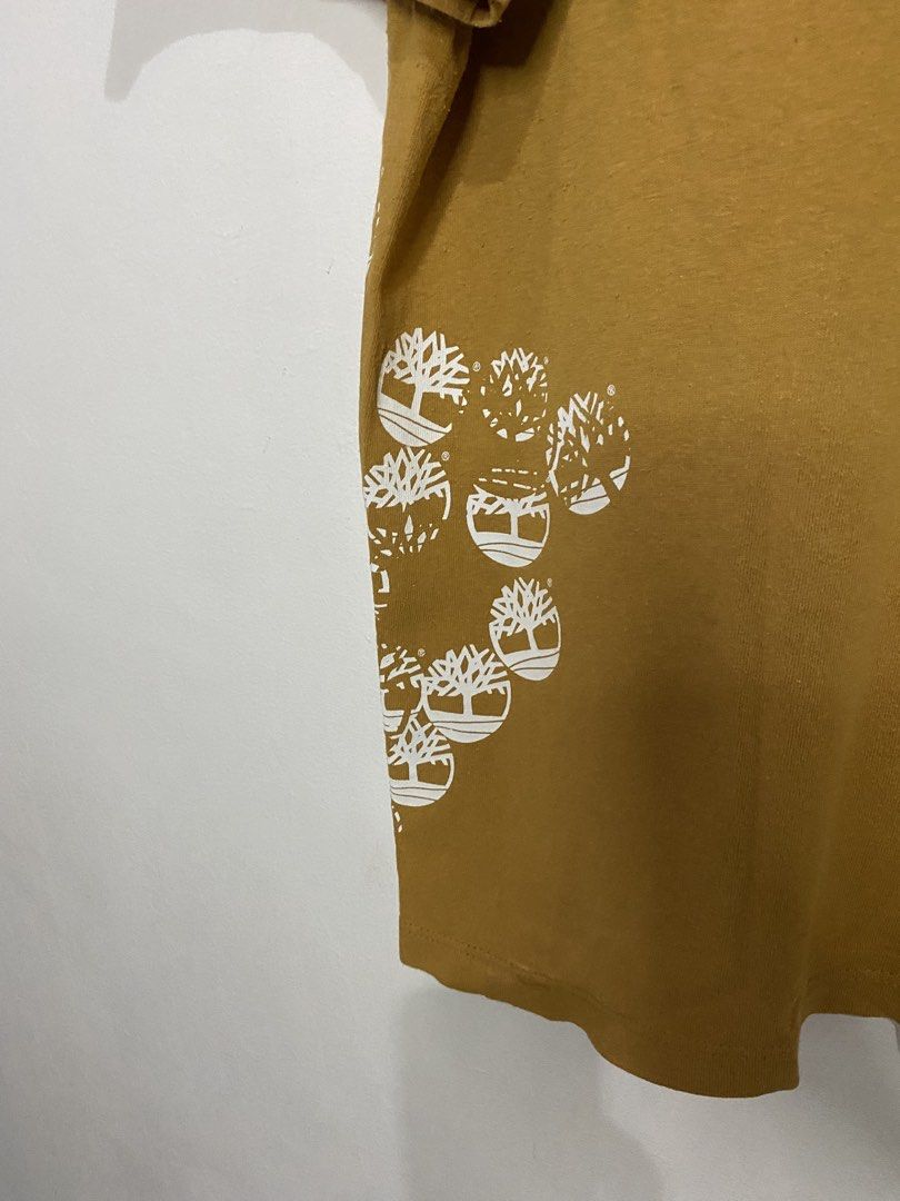 Timberland Mustard Tee (Category: Tshirts & Polo Shirts ) located in San Pedro. Submitted by kristofesp08227 (Listing ID 1466993179, Image 3). Description: Timberland Mustard Tee Sz Medium on tag 22 x 28 9/10 condition 9/10 color rate PM FOR MORE DETAILS .