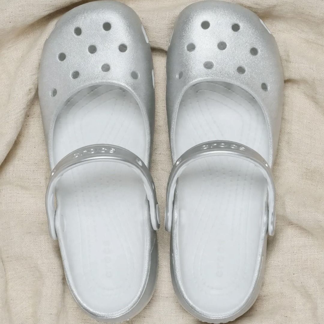 Tinted Metallic Ballet Shoes - Silver (Category: Shoe inserts) located in Rizal. Submitted by hiraya16 (Listing ID 1467085117, Image 2). Description: W5/W6/W7/W8/W9/W10 Pre order - DM for details.