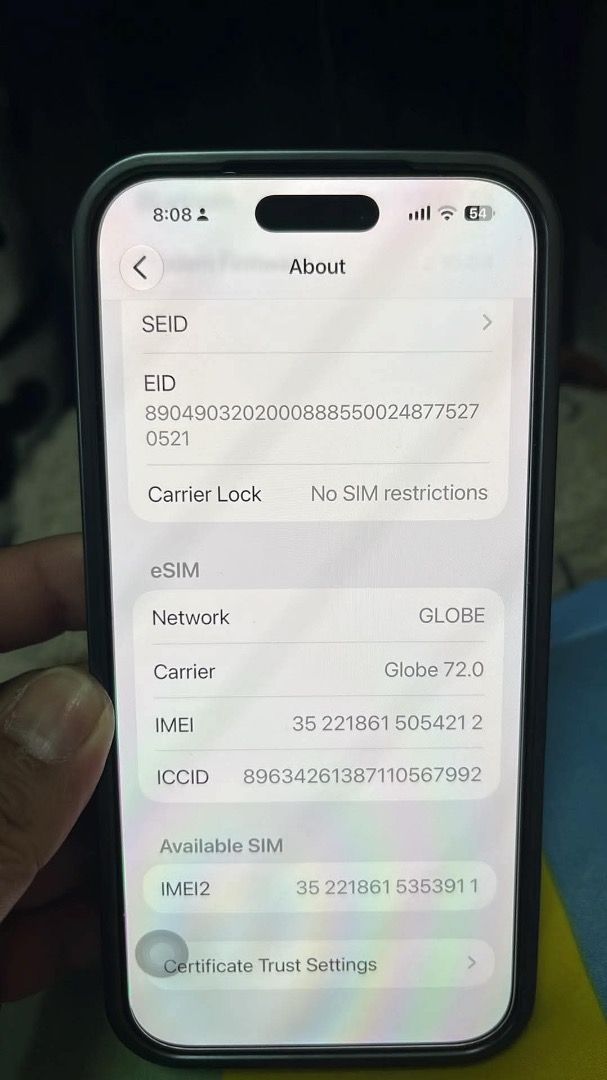 Title: Iphone 17 Pro Max 256GB Deep Blue (Category: iPhone 17 Series) located in Manila. Submitted by maczhaine (Listing ID 1467162864, Image 2). Description: Iphone 17 Pro Max 256GB- Deep Blue/ Like New Selling my Apple Iphone 17 Pro Max 256GB Deep Blue Details: Storage: 256GB Color: Deep Blue Condition: Like New Battery Health: 100% Carrier Lock: No Sim restrictions (unlocked) Complete with original box and accessories Purchased in Canada Sept 