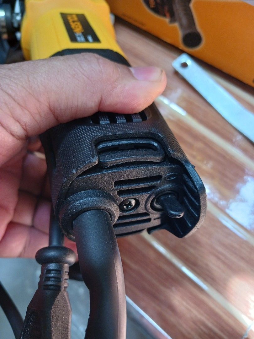 Tolsen FX Force Xpress Angle Grinder 79544 (Category: Construction Tools & Equipment) located in Cebu City. Submitted by joecristinesayson (Listing ID 1467048560, Image 3). Description: - Brand: Tolsen FX Force Xpress - Model: 79544 - Condition: Brand new, never used, complete in original box - Power: 710W - Speed: 11000 RPM - Spindle Thread: M10 - Color: Yellow and Black - Inclusions: Side handle and spanner wrench included.