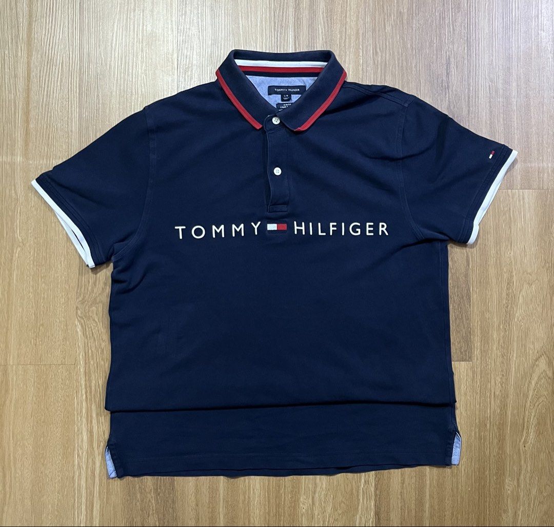 Tommy Hilfiger Polo Shirt (Category: Tshirts & Polo Shirts ) located in Porac. Submitted by macky.ron (Listing ID 1467160017, Image 1). Description: Length:28 Width: 20 Condition: 9.5/10 Color rate: 9.5/10 Issue (s): None Complete Tags.