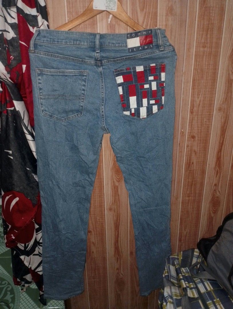 TOMMY JEANS (Category: Jeans) located in Taguig. Submitted by clothingselection (Listing ID 1467056556, Image 2). Description: PTPA TOMMY SLIM FIT JEANS WIDTH 32-32 LENGTH 40 HEM 7 VERYGOOD CONDITION NID WASH FRESH FROM BALE.
