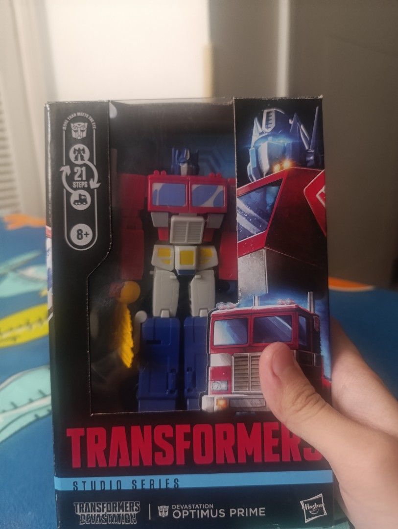 Transformers Studio Series Devastation Optimus Prime (Category: Figurines & Statues) located in Manila. Submitted by vitopasco (Listing ID 1466989992, Image 1). Description: - Item: Transformers Studio Series Devastation Optimus Prime complete, back in box, good condition price: 750 gcash payment Lalamove Pasig delivery pm for offers.