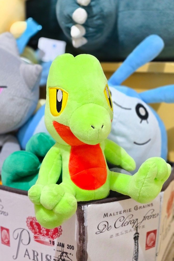 Treecko Pokemon Plush Toy (Category: Plushies & Soft Toys) located in Paranaque City. Submitted by vanchris84 (Listing ID 1463266574, Image 2). Description: - Cute green Treecko plush - Perfect for any Pokemon fan - Soft and cuddly - Great for display or play - Ready for a new home!.