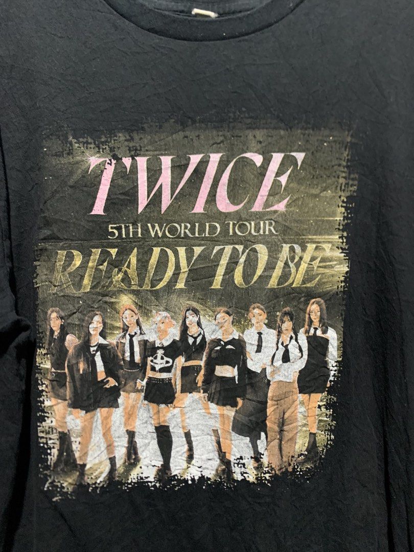 TWICE WORLD TOUR T (Category: Activewear) located in San Jose. Submitted by vedaniaarv64346 (Listing ID 1467084995, Image 2). Description: Twice World Tour “Ready to be” XL 550 only.