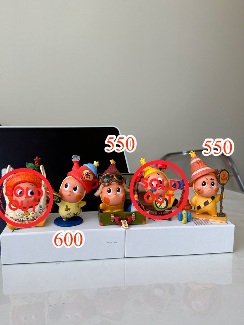 [All 500] Twinkle Twinkle (Category: Designer & Blind Box Toys) located in Manila. Submitted by goldenbird52 (Listing ID 1466665836, Image 1). Description: I'm selling these twinkle twinkle figures due to repeated items. Price is indicated in the photo. Price is negotiable! If you're interested, please message me..