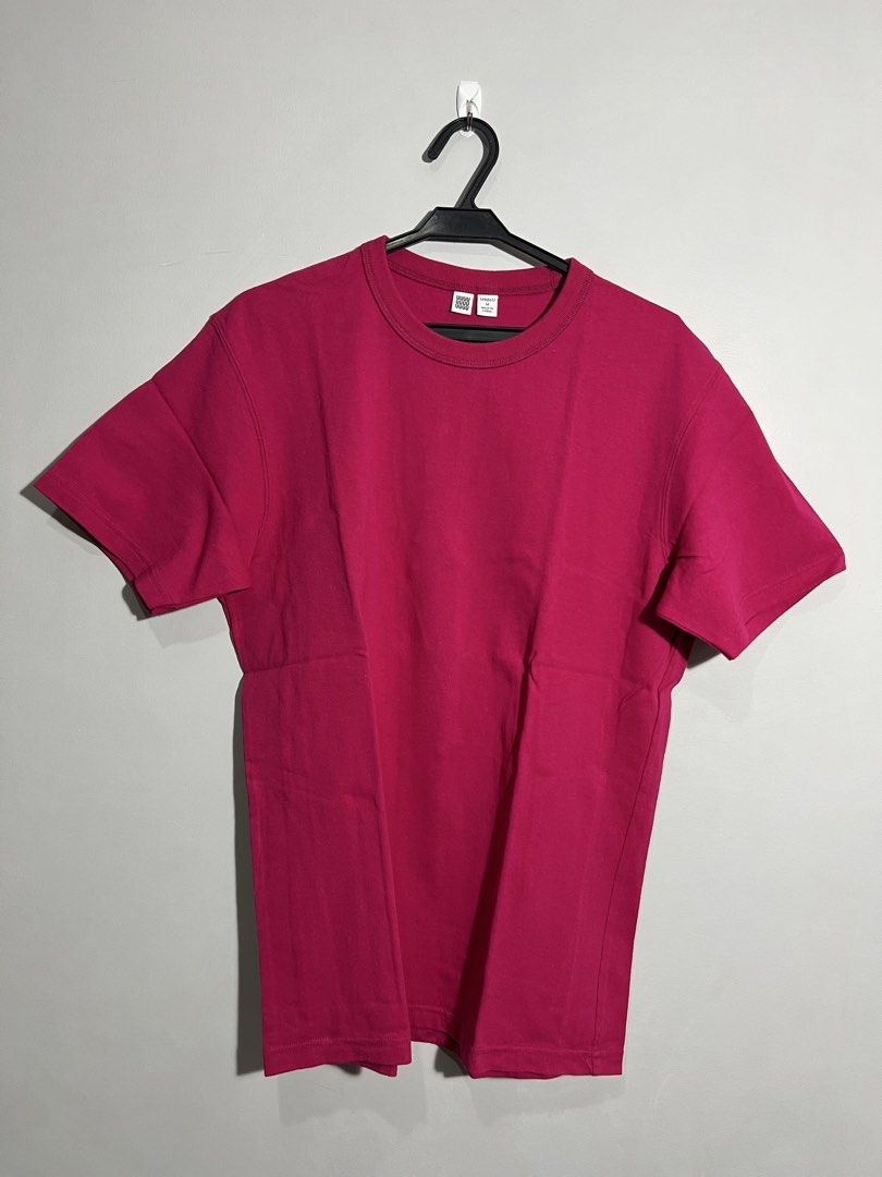 Uniqlo Crew Neck Short Sleeve T-Shirts Bundle Size M (Category: Tshirts & Polo Shirts ) located in Quezon City. Submitted by exollector (Listing ID 1467089430, Image 2). Description: - Brand: Uniqlo - Style: Crew neck t-shirt bundle - Size: M across all pieces (except Beige is L) - Material: Premium heavyweight cotton - Colors (10 pcs): Pastel pink, mauve, dark green, burgundy, navy, beige, bright pink, magenta, mustard yellow, and red - Conditio