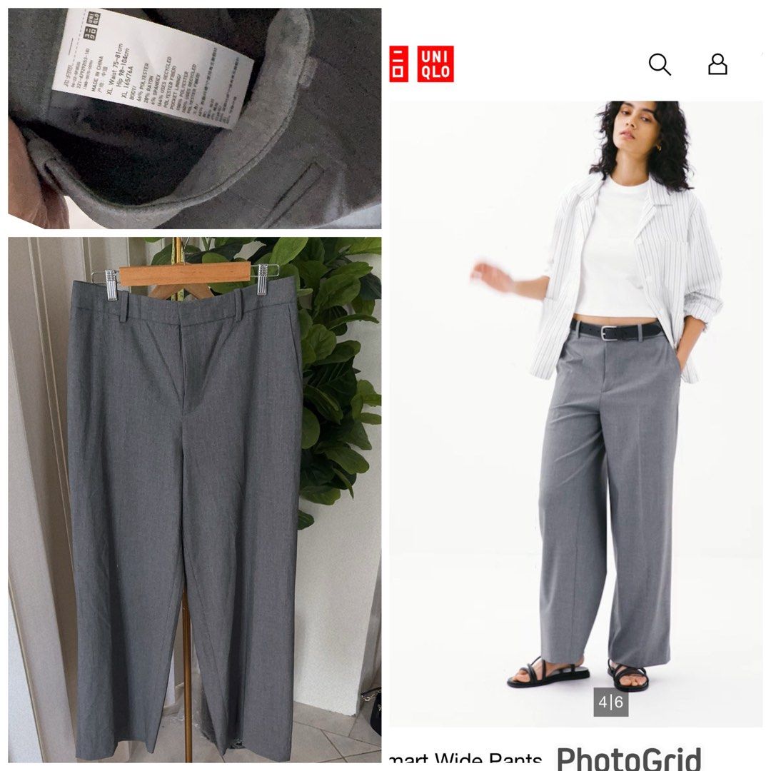 Uniqlo Smart Wide Pants (Category: Other Bottoms) located in Cabanatuan. Submitted by boutiquelouise (Listing ID 1467014215, Image 1). Description: Waistline 34 Length 41 inches.