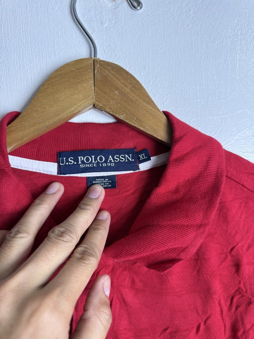 US POLO ASSASSIN RED POLO SHIRT (Category: Tshirts & Polo Shirts ) located in Daraga. Submitted by mirandillaadrian (Listing ID 1467124267, Image 3). Description: Authentic No issue Like new 10/10 24x29.