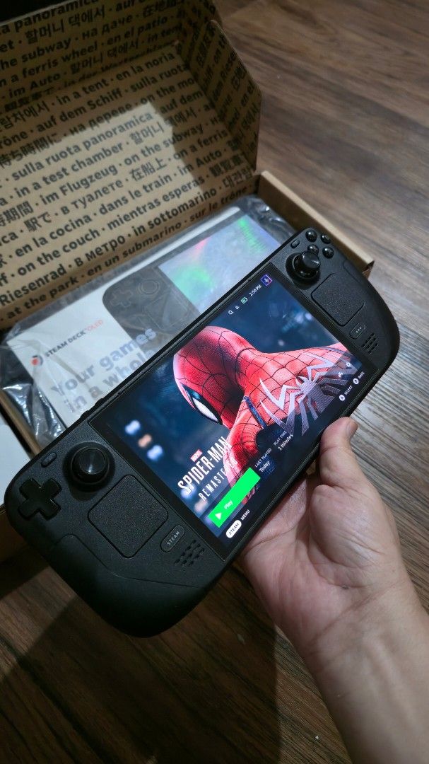 Valve Steam Deck OLED 512GB COMPLETE (Category: Nintendo) located in Caloocan City. Submitted by consoles_r_us (Listing ID 1467030825, Image 1). Description: PTPA THANKS!! Selling my Steamdeck OLED 512G like new condition complete accessories full gaming setup WALA KAHIT ANO ISSUE, TEST BEFORE BUY! 99% BATT HEALTH ⛔₱32,900 FIX NA PO NAPAKAMURA NA NYAN❗ ⛔comes with STEAM CARRY CASE, BOX AND STEAM DECK CHARGER.. Pwede trade sa ROG Ally, nintendo sw