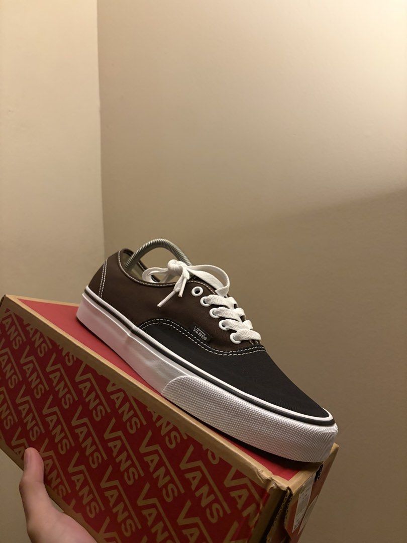 Vans Authentic black/ brown (Category: Sneakers) located in Angeles City. Submitted by cozy.kickzz (Listing ID 1467145530, Image 1). Description: Vans Authentic black/ brown Size 9 mens Brandnew with box.