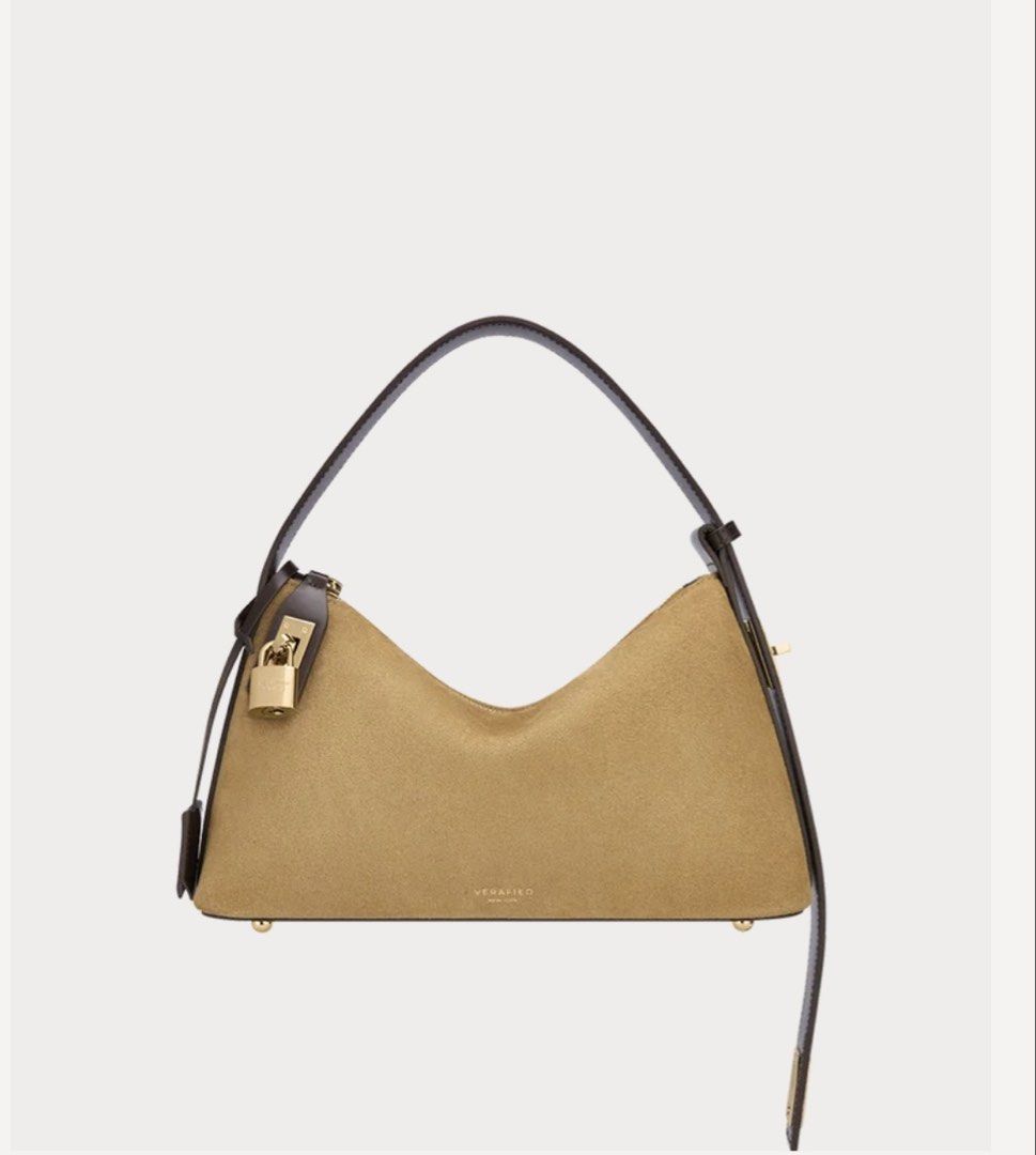 Verafied Gold Suede Hobo Bag (Category: Shoulder Bags) located in Makati City. Submitted by kid.ss (Listing ID 1467157638, Image 1). Description: Retails for Php 19-20k With dust bag and box Used a few times only 💯authentic .